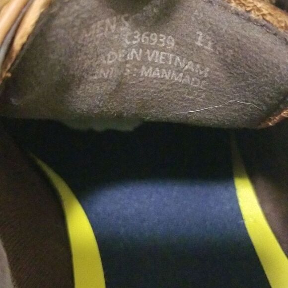 Cole Haan Grand+ Tan/Ivory Leather Wingtip Oxfords Sz 11 - Picture 6 of 8